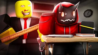 Roblox WEIRD STRICT TEACHER is INTENSE...