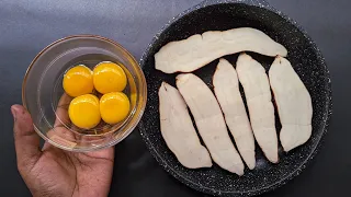 Just Add Eggs With Potatoes(Sweet) Its So Delicious/ Simple Breakfast Recipe/ Cheap & Tasty Snacks