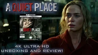 A QUIET PLACE - EARLY 4K ULTRA HD UNBOXING AND REVIEW!