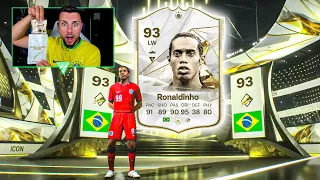 MI-A PICAT RONALDINHO ÎN CEL MAI MARE PACK OPENING ÎN VIATA REALĂ LA EA FC24!!