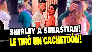 SHIRLEY ARICA LE TIRA CACHETADÓN A SEBASTIAN TAMAYO TRAS ROBARLE UN BESO