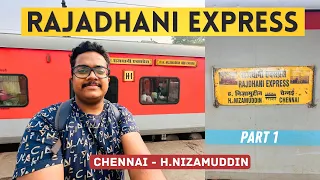 Chennai Rajdhani Express Second AC Full Journey Vlog 🤩 | Part 1 - Chennai to Vijayawada