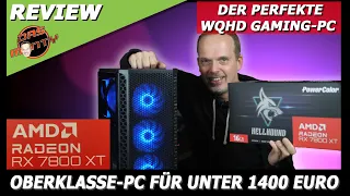 Der beste WQHD Gaming-PC 2023 | PC Build  für 1400 Euro mit AMD Radeon RX 7800 XT | DasMonty-Edition