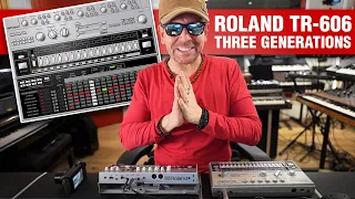 3 Generations Of Roland TR 606