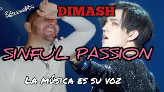 SINFUL PASSION -DIMASH- reacción/análisis 🎼 ESTO NO TIENE SENTIDO 🤯 no es normal!