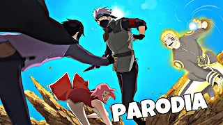 Kakashi vs el equipo 7 Adulto (Parodia) 😂 | Naruto Dominicano.