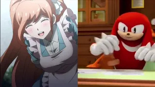 Knuckles rate Danganronpa anime female character crushe's