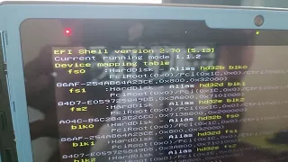 How to Fix EFI Shell version DEPED Laptop won't continue in home screen?