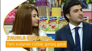 Yeni evlənən cütlük "Zaurla Günaydın" da (15.12.2018)