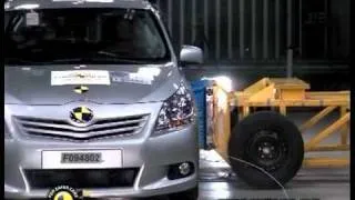 Краш тест Toyota Verso 2010 (E-NCAP)