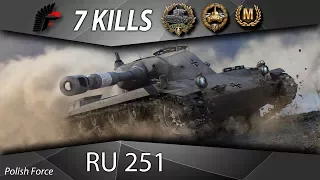 RU 251: 7 Kills (Raseiniai) - World Of Tanks Blitz Gameplay