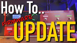 How to Update the Boss RC-600 Loop Station Firmware