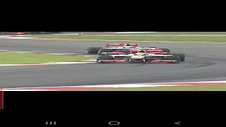 Hamilton vs Button Istanbul 2010 Battle .... what the Hell..