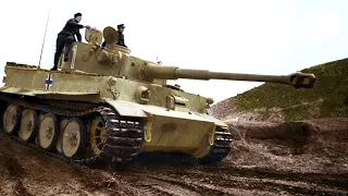 Tiger H1 нагиб в Кёлне. Эпичный бой на французах.