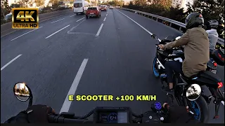 120 km/h E-scooter vs 250 cc motorcycle / Dualtron Thunder 3 (POV RİDE)