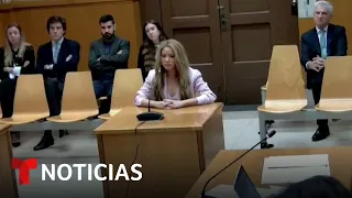 El video de Shakira declarándose culpable de fraude en una corte de España | Noticias Telemundo