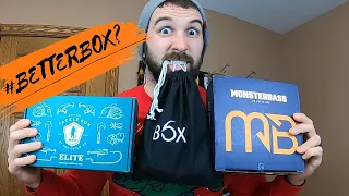 Unboxing Mystery Tackle Box vs Monsterbass vs 6th Sense Fishing