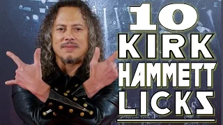 10 Kirk Hammett Licks You Must Know - Guitar Lesson with Full Tabs