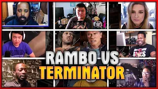 RAMBO vs TERMINATOR Mortal Kombat 11 Ultimate Trailer Reactions Mashup