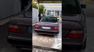 Mercedes w124 300ce 24🔥#shorts #amazing #w124 #amg #300ce #subscribe #trending #video #black #wolf