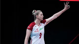 Powerful Volleyball Player - Magdalena Stysiak  | VNL 2021 Week 1