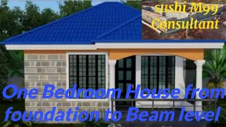 the new costs of building one Bedroom House from foundation to Beam level in Uganda currently