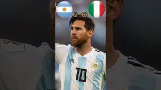 Argentina 2 vs 0 Italy🔥 2018 Friendly🤩 #messi #shortsfeed #shorts #viral #youtubeshorts #football