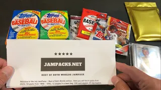 BEST OF BOTH WORLDS JAMPACK BASEBALL CARD BOX - July 2023