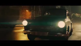 The man from u.n.c.l.e car chase scene color graded