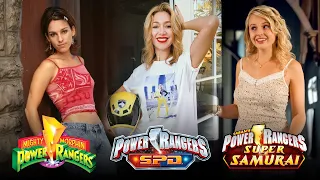 Power Rangers Antes y Despues parte 1