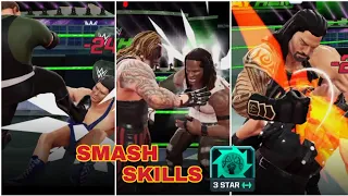 WWE Mayhem All Smash Skills Moves