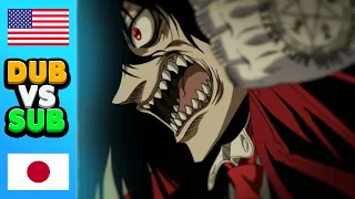 Hellsing Ultimate (Anime SUB vs DUB Comparison)