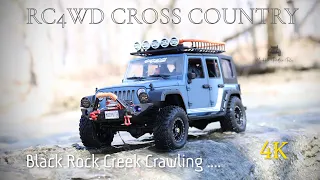 Rc Black Rock Cross Country; Creek Bed Crawl 1