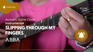 Slipping Through My Fingers - ABBA  (with Lyrics) | Acoustic Guitar Instrumental | Strumming Version