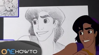 How to draw Aladdin from the Disney Film