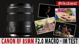 Canon RF 85 mm f/2 Macro IS STM - Die Canon Portrait-Makro Linse im Test / Deutsch