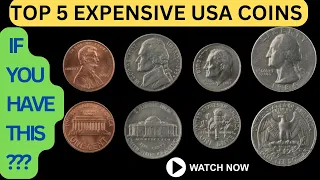 "TOP 5 MOST EXPENSIVE USA Pennies: Worth Millions IF YOU HAVE THESE ? @CoinsHeritage1