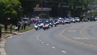 Procession for fallen Deputy US Marshal Thomas Weeks