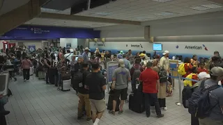 Travel disruptions still plaguing DFW Airport after days of severe weather