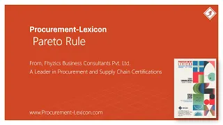 Pareto Rule from Procurement Lexicon