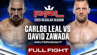 Carlos Leal vs David Zawada | PFL 3, 2023