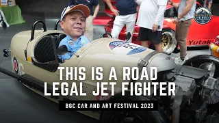 ROAD LEGAL JET FIGHTER | THE MORGAN 3 | BGC ART AND CAR FESTIVAL 2023