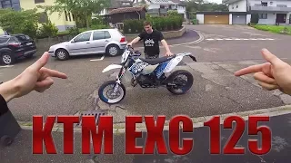 KTM EXC 125 on Limit! | Größte Fail- Probefahrt