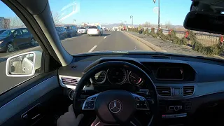 Pov ASMR - Mercedes W212 Chill Drive In & Outside the City