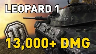 World of Tanks || Leopard 1 - 13,000+ DMG...