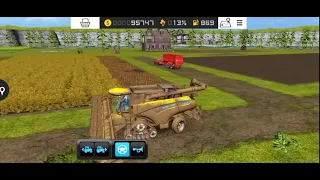 Canola Cutting Farming Simulator 16 Gameplay