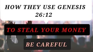 THEY LIED TO YOU ABOUT GENESIS 26:12 //MOST MISUNDERSTOOD VERSES IN THE BIBLE