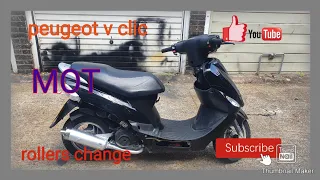 Peugeot v clic variator, new project coming. how to change your rollers, moped rollers, weights.