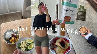 What I Eat in a WEEK to stay fit & healthy - changes I've made to my diet recently & why