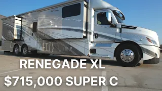 New Renegade XL 45DBM | Luxury Bath and a Half 45’ Super C RV | Exterior & Interior | DRONE FOOTAGE